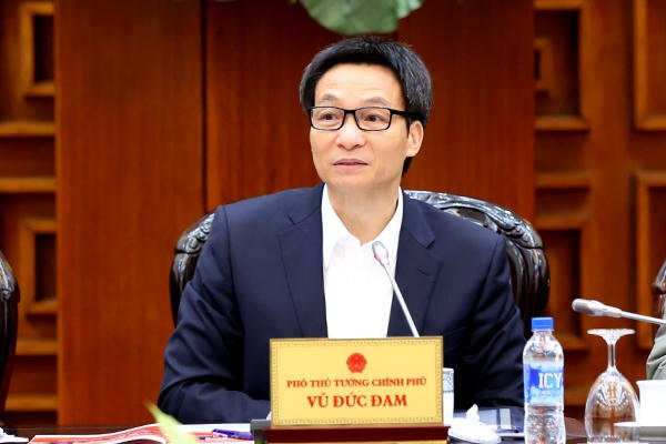 Phó Thủ tướng Vũ Đức Đam làm việc với Ủy ban quốc gia về người cao tuổi. (Ảnh: VTC).