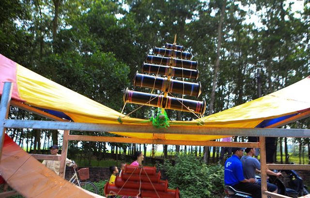 Đa số diều dự thi đều được làm rất công phu và được trang trí bởi nhiều người có kinh nghiệm trong làng.