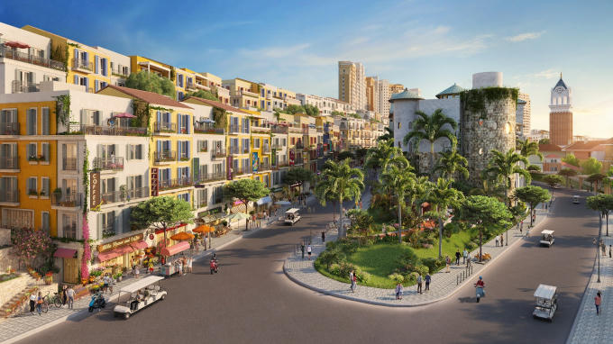 Khu nhà phố thương mại The Center sẽ là tụ điểm sôi động, đẳng cấp bậc nhất tại Nam Phú Quốc