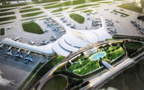 Biểu tượng hoa sen được chọn cho thiết kế nhà ga sân bay Long Thành