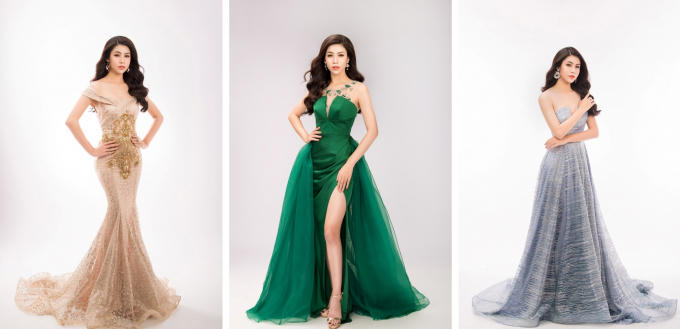 Các trang phục được Ngọc Huyền bật mí sẽ được sử dụng trong cuộc thi Miss Model of the World 2018.