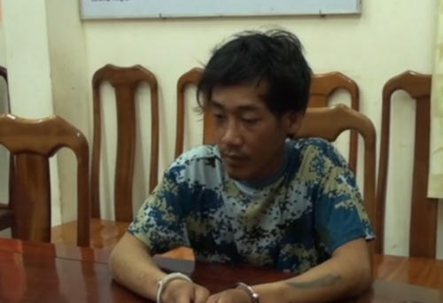 Võ Hồng Trường tại Cơ quan CSĐT. (Ảnh: báo Sài Gòn giải phóng)