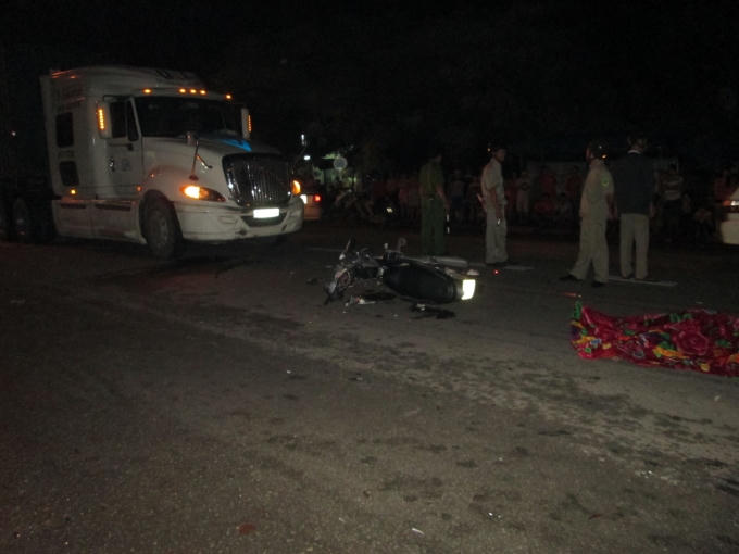 Hiện trường vụ tai nạn