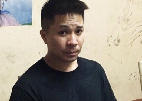 Đối tượng Khôi tại Cơ quan công an.
