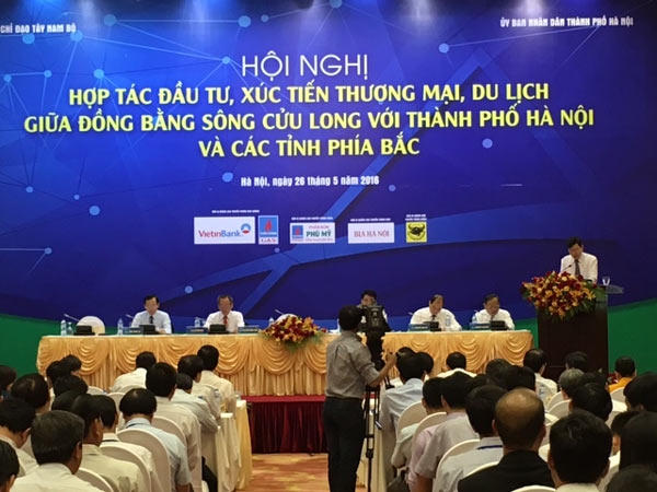 Hội nghị là dịp  để liên kết thương mại, du lịch giữa ĐBSCL và Hà Nội