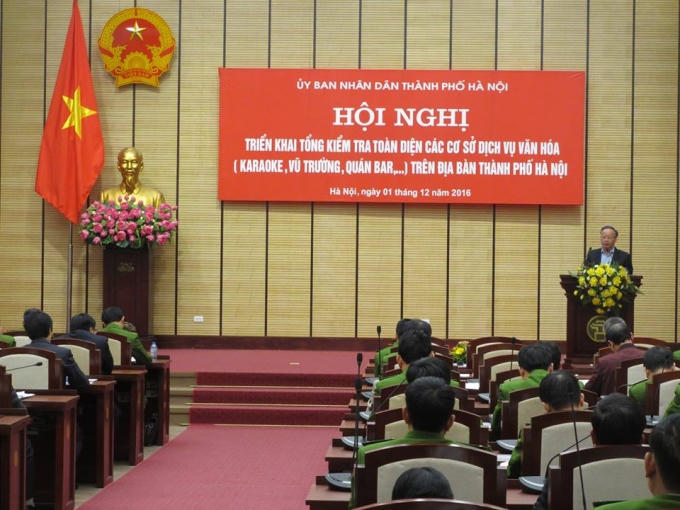Lập đoàn kiểm tra, đánh giá và giải pháp để báo cáo TP Hà Nội trước ngày 15/12.