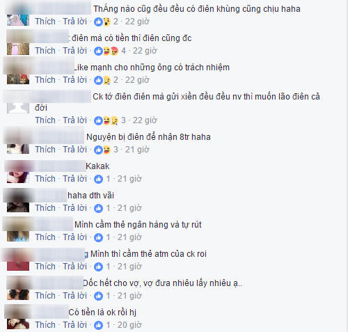 Những bình luận ghen tị của tập đoàn "500 chị em".