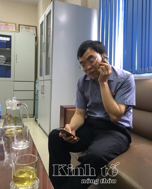 Ông Đỗ Văn Tăng, Chánh văn phòng Công ty Tuyển than Cửa Ông: “Nếu dừng đổ thải thì toàn bộ hoạt động của công ty cũng bị dừng theo”.