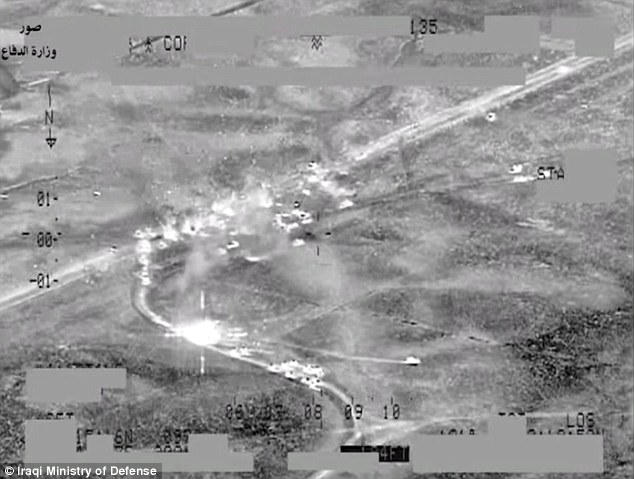 Ngày 29/6, Mỹ tiến hành một loạt các cuộc không kích tại thành phố Fallujah. (Anhr: Bộ Quốc phòng Iraq)
