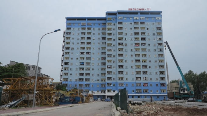 Chung cư nhà ở xã hội và thương mại Kim Thi Tower - CT1 dù mới đưa vào sử dụng nhưng đã bị người dân phản ánh về chất lượng.