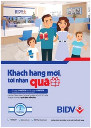 Chương trình khuyến mại gửi tiết kiệm “Khách hàng mới, tới nhận quà”.