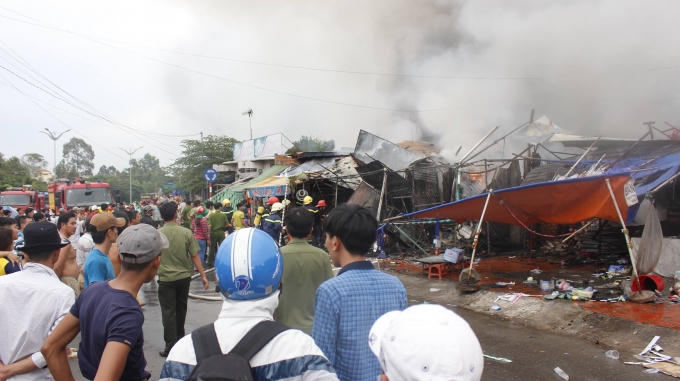 Hiện trường vụ cháy