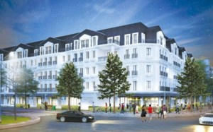 Nhà phố thương mại đẳng cấp theo phong cách thiết kế của Pháp tại dự án Belleville Hà Nội.