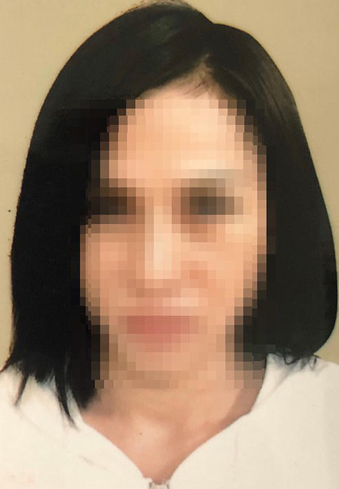 Đối tượng Trang tại cơ quan Công an.