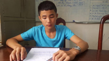 Nghi phạm Đoàn Quốc Huy. (Ảnh: Cơ quan công an)