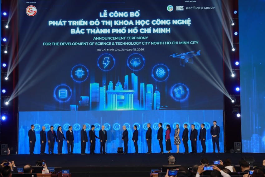 UBND TP.Hồ Chí Minh tổ chức Lễ công bố Đô thị Khoa học công nghệ (KHCN) Bắc TP.Hồ Chí Minh.