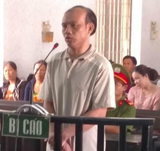 Phạm Anh Tình tại phiên xét xử.