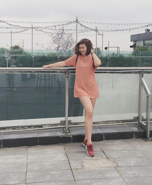 Thu lan có chiều cao 1m78 được gọi là "cây sào" của lớp.