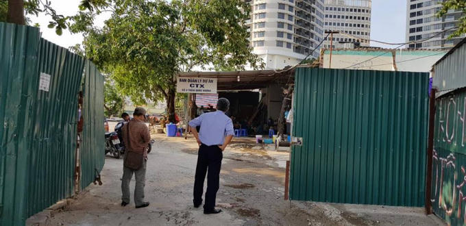 Khu vực ban dự án.