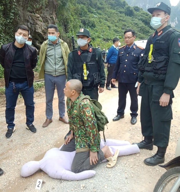Đối tượng Chung thực hiện lại hành vi giết người