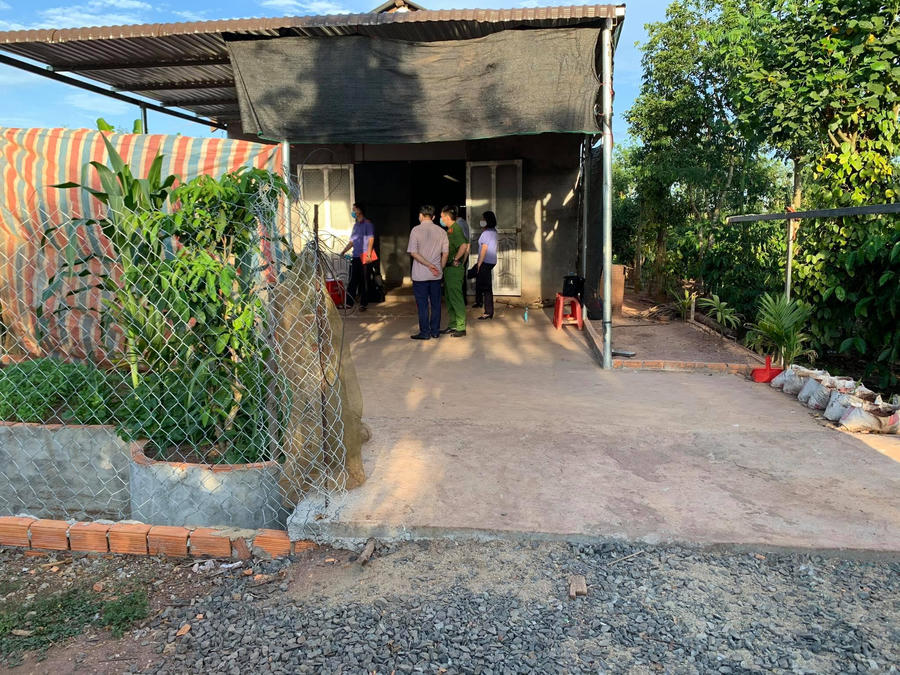 Căn nhà nơi xảy ra vụ việc.