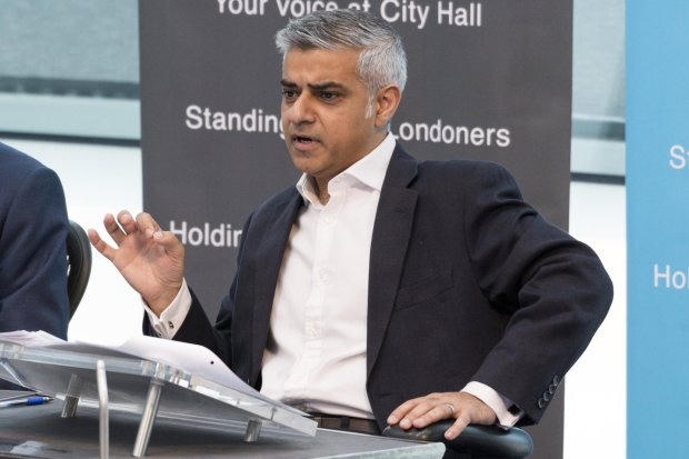 Thị trưởng London Sadiq Khan. (Ảnh: Getty)