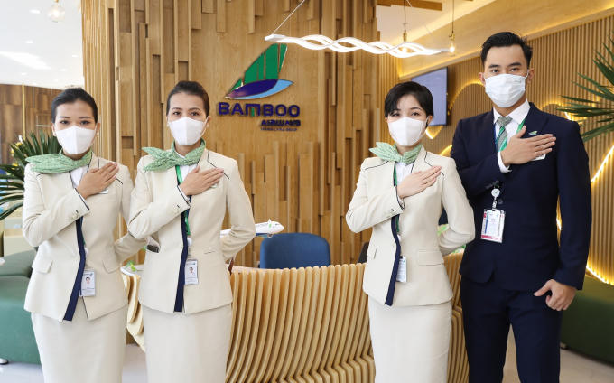 Ảnh 6: Bamboo Airways tiếp tục tuân thủ nghiêm ngặt các biện pháp phòng chống dịch