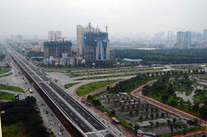 Hà Nội sẽ xây tuyến đường nối Minh Khai với đường vành đai 2,5. Ảnh minh họa. 