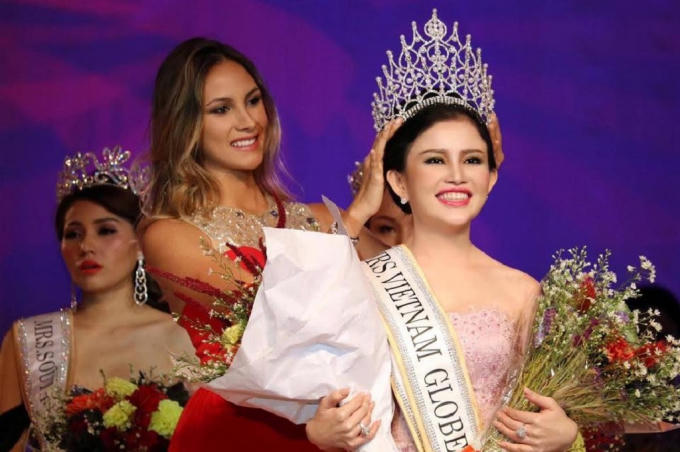 Hoa hậu Janny Thủy Trần - Trưởng BTC cuộc thi Hoa hậu Đại sứ Hoà Bình 2018