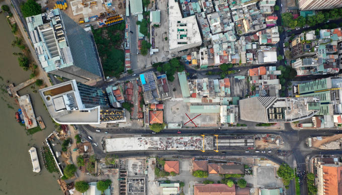 Khu đất quốc phòng số 7-9 đường Tôn Đức Thắng. Ảnh: Hữu Khoa/Vnexpress