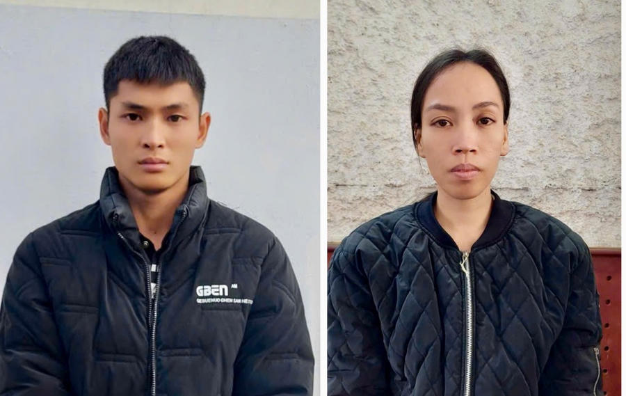 Đối tượng Đặng Văn Vinh và Phạm Thị Hoa.