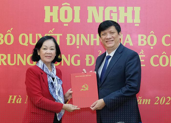Bộ trưởng Bộ Y tế Nguyễn Thanh Long được Bộ Chính trị giao kiêm nhiệm trưởng Ban Bảo vệ, chăm sóc sức khỏe cán bộ Trung ương. Ảnh Gia Đình Việt Nam.