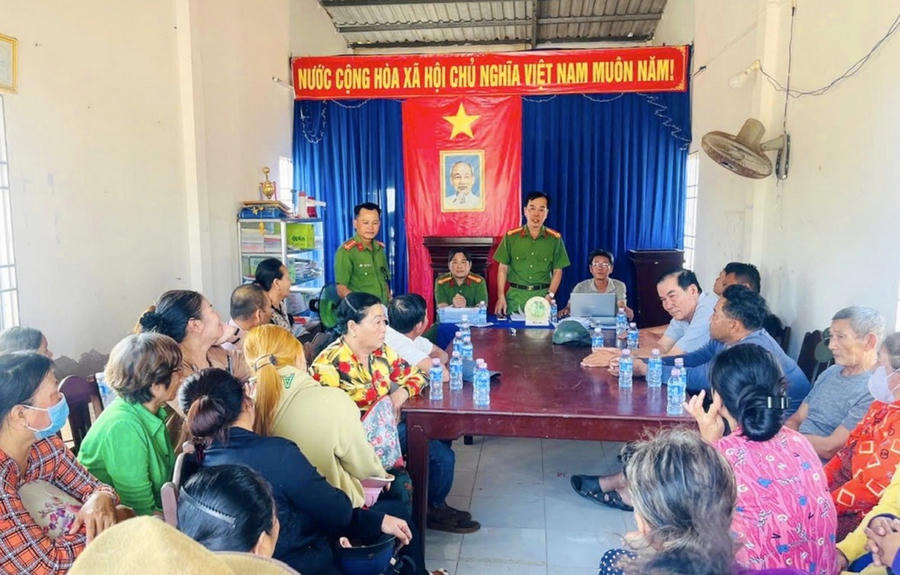 Trung tá Nguyễn Hoàng Danh – Phó Trưởng Công an phường Hiệp Thành thông tin, đánh giá khái quát tình hình tội phạm và tệ nạn ma tuý hiện nay.