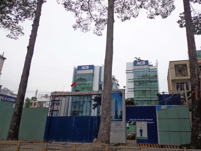 Địa chỉ 442 Nguyễn Thị Minh Khai hiện đang là công trường xây dựng.
