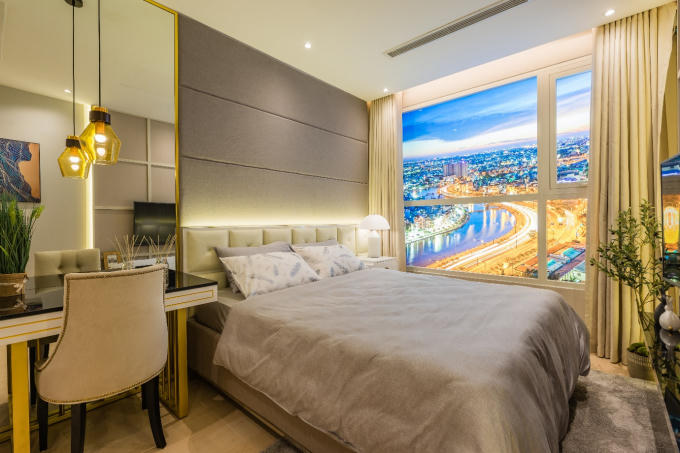 Dòng sông hiền hòa bên cửa sổ giúp lòng người bình yên và thi vị giữa cuộc sống Sài thành đầy hối hả.