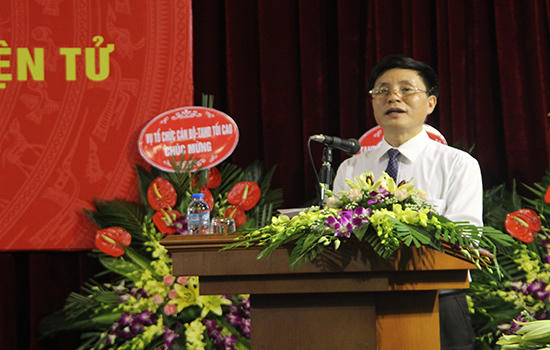 Đồng chí Trần Quốc Việt, Tổng biên tập Tạp chí TAND tiếp thu ý kiến chỉ đạo của Lãnh đạo TANDTC