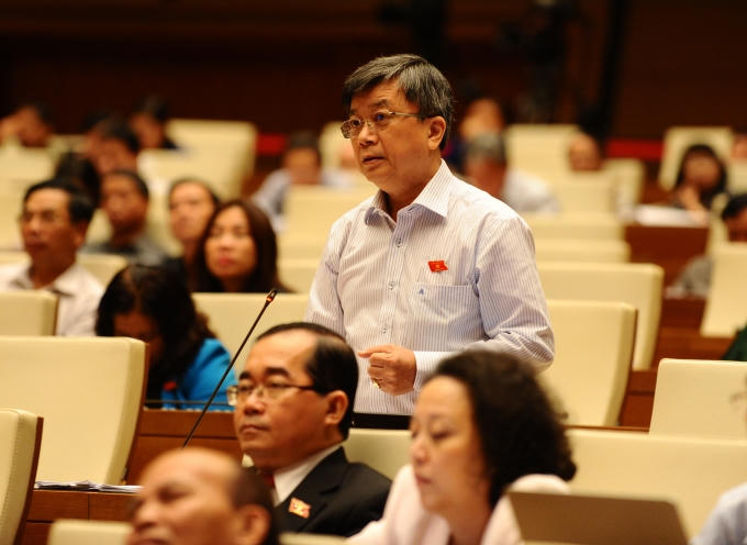 Đại biểu Trương Trọng Nghĩa (TP HCM): “Nỏ thần của chúng ta chính là lòng yêu nước”.