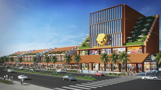 Phối cảnh tổng thể dự án án Vietnam Square - Mũi Né- Phan Thiết khi hình thành.