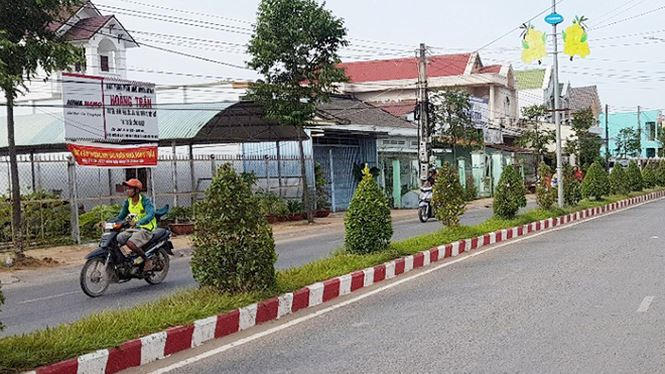 Một góc thị xã Vĩnh Châu