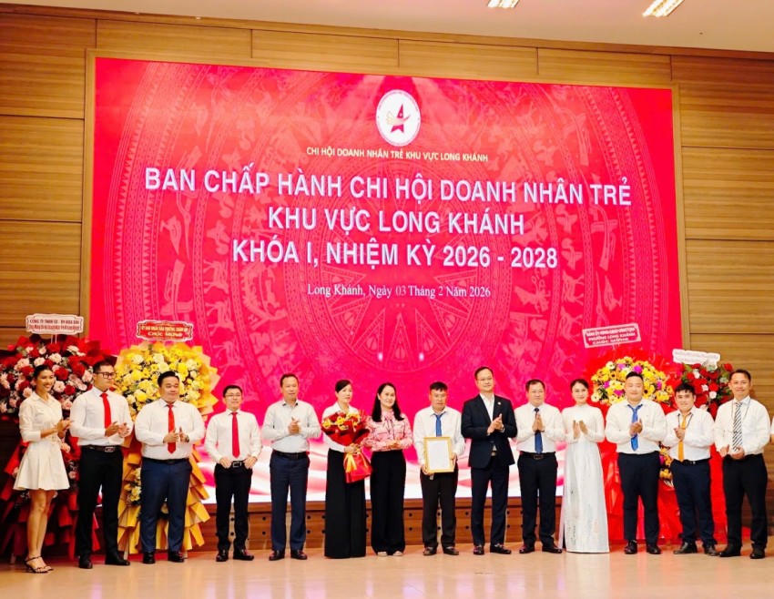 Lãnh đạo Hội Doanh nhân trẻ Đồng Nai kỳ vọng Chi hội Long Khánh hoạt động thiết thực, gắn trách nhiệm xã hội và phát triển bền vững địa phương.