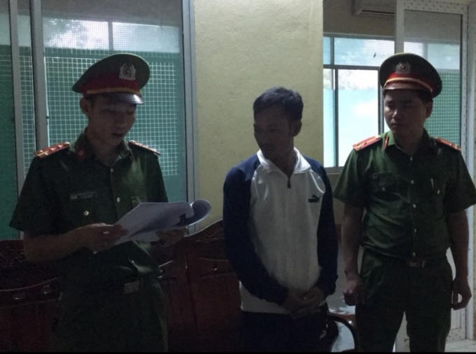 Ông Vinh bị tạm giữ để điều tra. Ảnh CTV