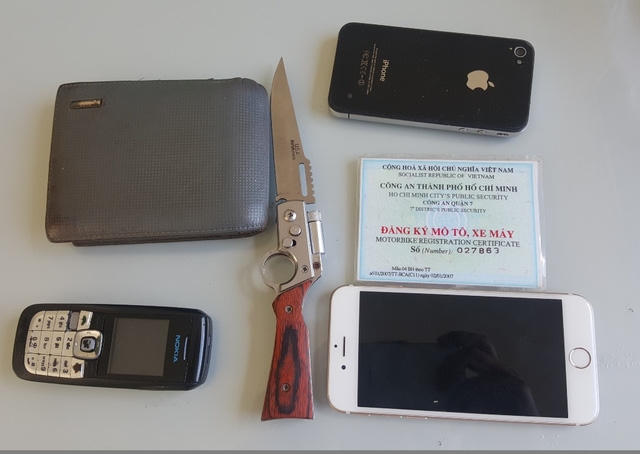 Tang vật của vụ &aacute;n.