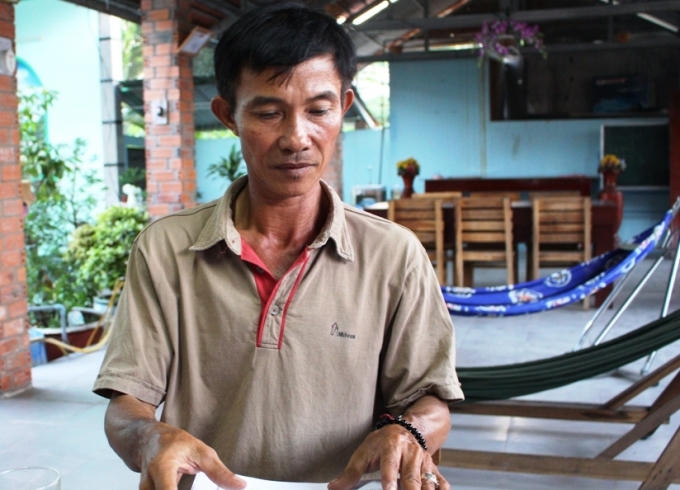 Ông Bỉ tâm sự với PV.
