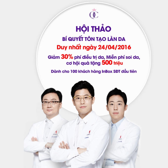 Hội thảo quốc tế tôn tạo làn da - nhiều ưu đãi hấp dẫn cho khách hàng