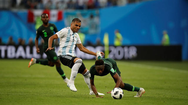 Argentina đã có được thế trận tốt ở hiệp 1