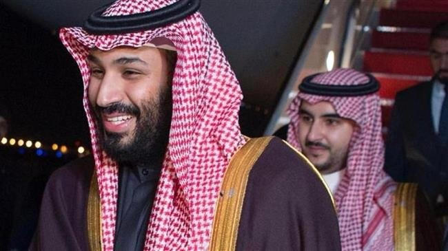 Đại sứ Saudi Arabia tại Mỹ, Hoàng tử Khalid bin Salman (phải), chào đón anh trai là Thái tử Mohammed bị Salman đến Washington DC. Ảnh: Twitter