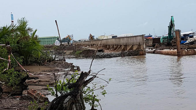 Dự án kè Tắc Sông Chà.