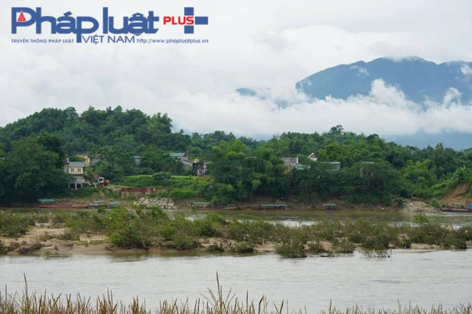 Khu vực bến cát Toàn Oanh nơi xảy ra tai nạn (Ảnh: Tiến Vũ)