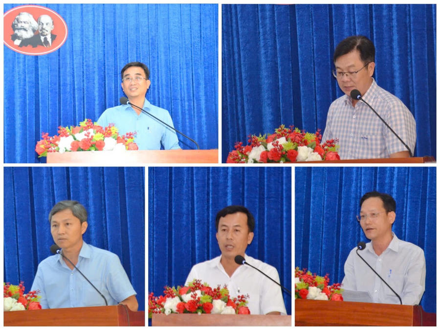 Các đại biểu thảo luận, tập trung đánh giá kết quả, chỉ ra khó khăn, đề xuất giải pháp trong xây dựng pháp luật, cải cách hành chính, quản lý nhà nước và thực hiện chính quyền địa phương hai cấp...
