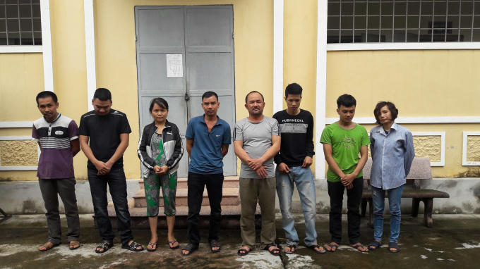 Các đối tượng trong đường dây đánh bằng hình thức ghi lô đề do đối tượng Thơ cầm đầu.